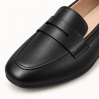 Women's Casual Slip-On Loafers with Round Toe, Flat Sole and Low Heel alternate view