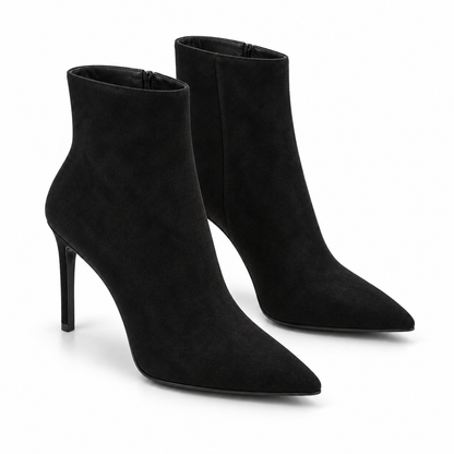 Women's Pointed-Toe High Heel Ankle Boots with Slim Stretch Shaft alternate view