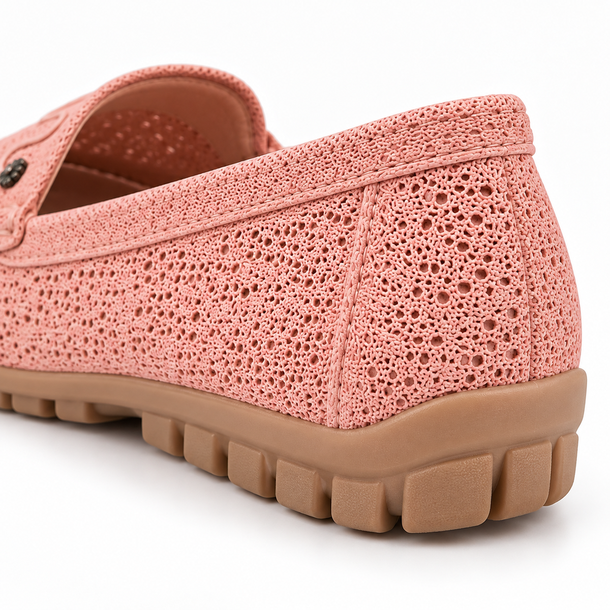Women's Slip-On Loafers with Floral Cutout Design and Lightweight Flat Sole alternate view